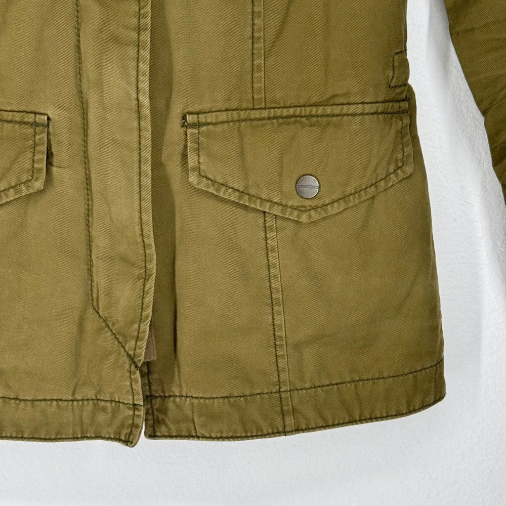 Abercrombie &‎ Fitch Womens Military Utility Field Jacket Chore Green XS Grunge